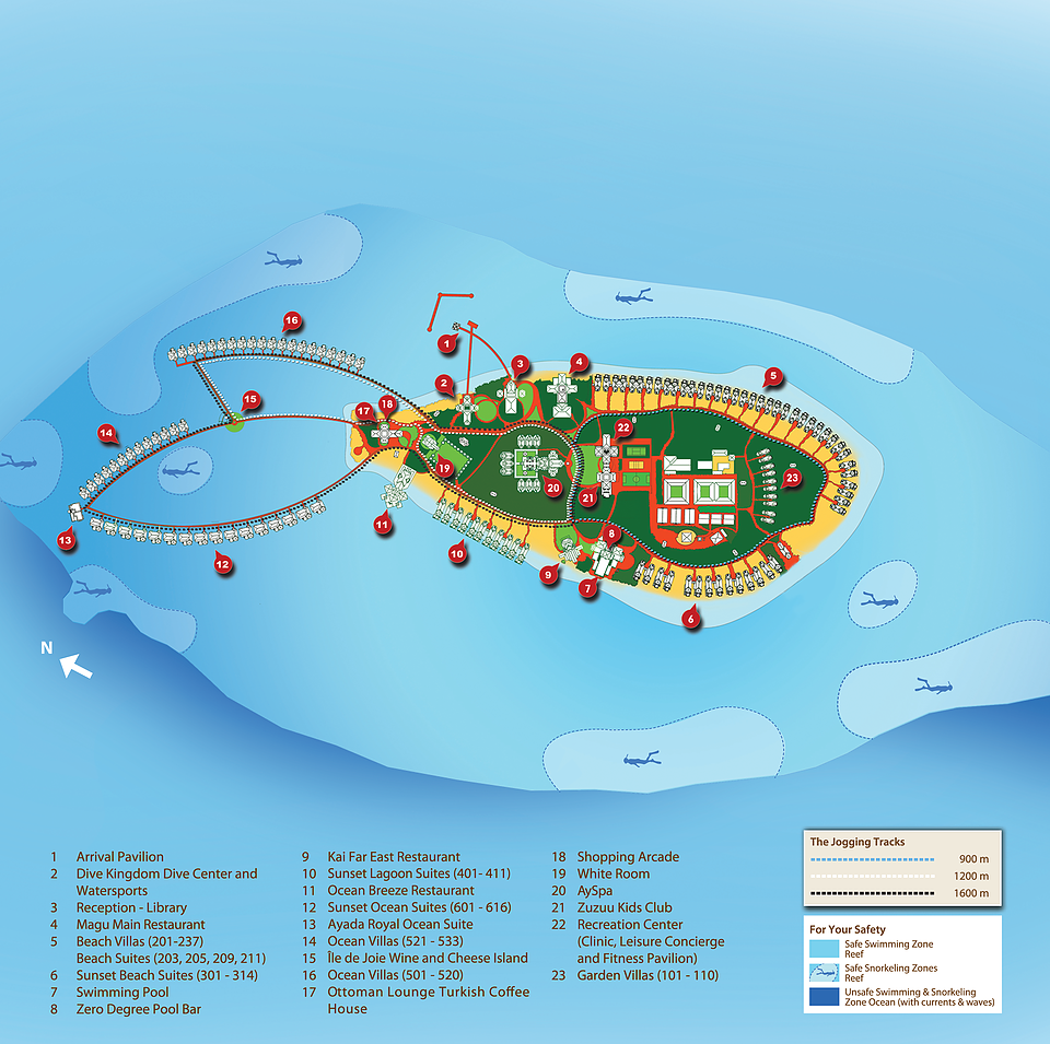 Ayada Maldives Map